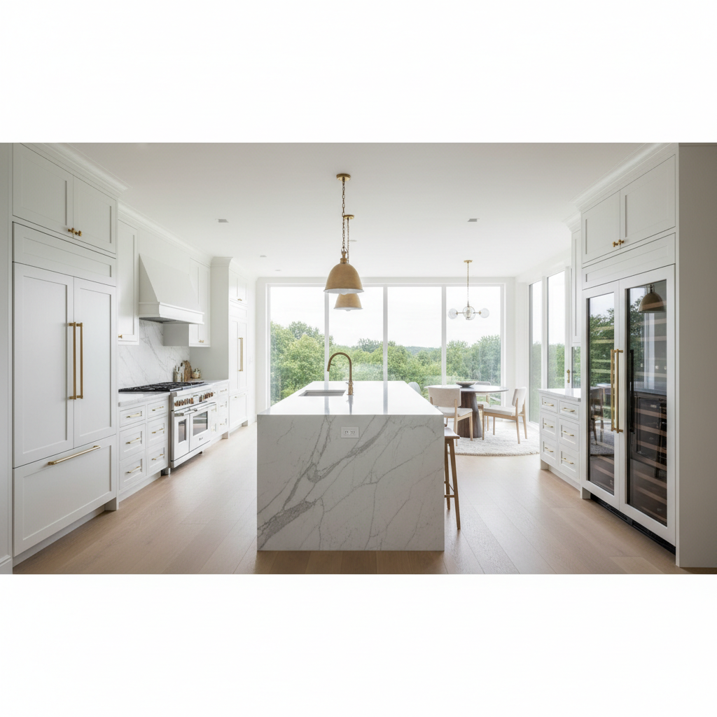 Luxury Bosch kitchen appliance setting
